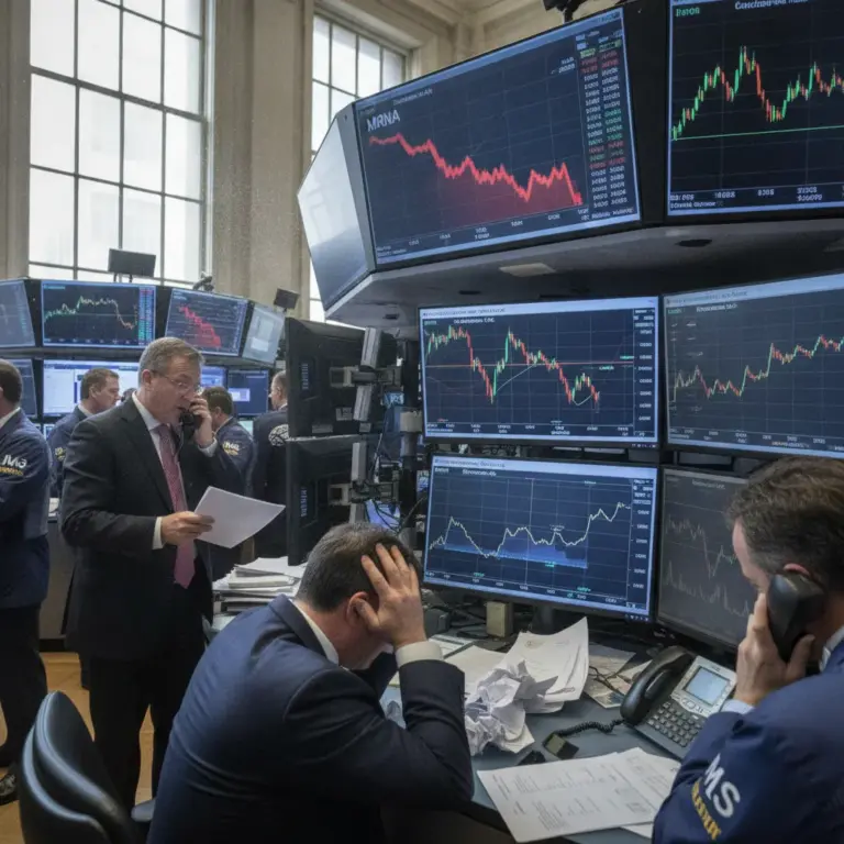 Leaked Trial Results Trigger Sharp Selloff For Moderna Shares